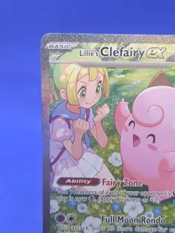 Pokemon Journey Together Lillie’s Clefairy ex 184/159 Special Illustration Rare - Image 3
