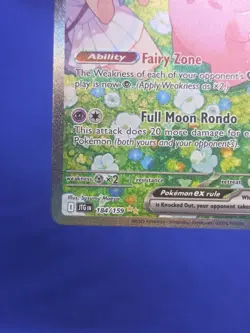 Pokemon Journey Together Lillie’s Clefairy ex 184/159 Special Illustration Rare - Image 5
