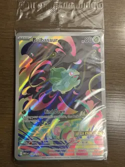 Pokemon TCG Bulbasaur Promo Mega Evolution Stamp 133/132 Sealed New - Image 1