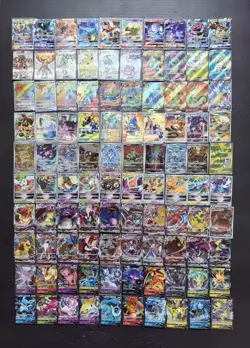 100 Lot Pokemon TCG S-CHN. HR&SR&AR&CHR&RR Duraludon Falinks Charizard Mew JD90 - Image 1