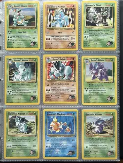 Vintage Pokemon Binder Collection - Base - Jungle - Fossil - Gym Hero’s Etc - NM - Image 5
