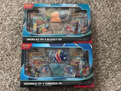 Pokemon TCG Snorlax ex & Blissey ex | Greninja Ex & Kingdra Special Collection - Image 1