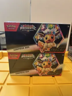 Pokemon Prismatic Evolutions Surprise Box - Lot of 2 - Factory Sealed - Image 1