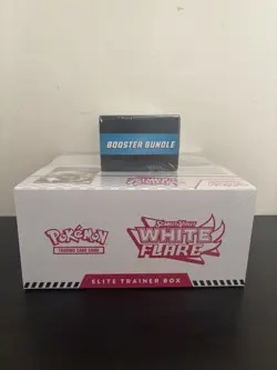 POKEMON TCG S&V WHITE FLARE ETB ELITE TRAINER BOX + Black Bolt BB FACTORY SEALED - Image 5