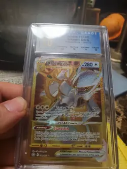 Pokemon Arceus VSTAR GOLD Brilliant Stars 184/172 CGC PRISTINE 10 - Image 2