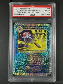 Tentacruel Reverse Foil #66 2002 Pokemon Legendary PSA 9 250001 - Image 1