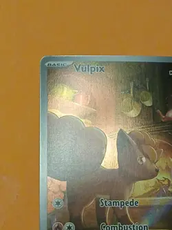 Pokemon Mega Evolution Base Set Vulpix 138/132 Illustration Rare - Image 5