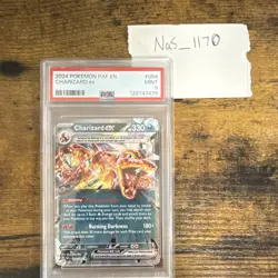 Pokemon Charizard ex 054/091 SV: Paldean Fates Holo Double Rare HP 330 PSA 9 - Image 1