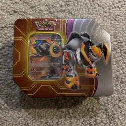Pokemon TCG: Paradox Destinies Iron Boulder ex Tin New Sealed 5 Booster 1 Promo - Image 1