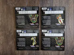 Pokemon Crown Zenith 3 Pack Blister Pin Collection x4 New Factory Sealed - Image 2