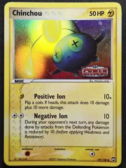 Chinchou Holofoil 49/108 Power Keepers Stamped 2007 - Pokemon TCG - Image 1