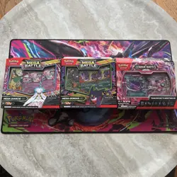 Pokemon Mega Battle Decks (Mega Gengar, Mega Diancie, Mewtwo) Sealed Lot of 3 - Image 1