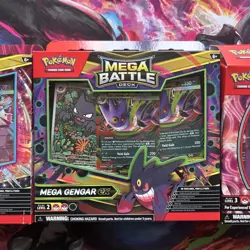 Pokemon Mega Battle Decks (Mega Gengar, Mega Diancie, Mewtwo) Sealed Lot of 3 - Image 3