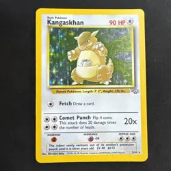 Pokemon TCG Kangaskhan Jungle 5/64 Holo Unlimited Holo Rare Pokemon - Image 1