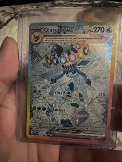 Pokemon TCG Glaceon EX Prismatic Evolutions 150/131 Special Illustration Rare - Image 1