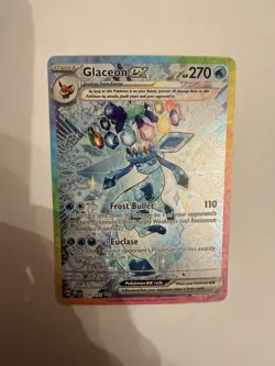 Pokemon TCG Glaceon EX Prismatic Evolutions 150/131 Special Illustration Rare - Image 4