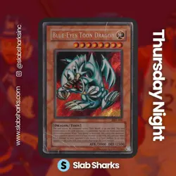 2002 YU-GI-OH! MAGIC RULER NORTH AMERICAN ENGLISH #MRL-000 BLUE-EYES TOON DRAGON - Image 1