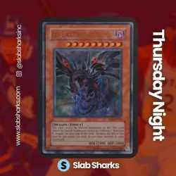 2005 YU-GI-OH! STRUCTURE DECK DRAGON'S ROAR #SD1-EN001 RED-EYES DARKNESS DRAGON - Image 1