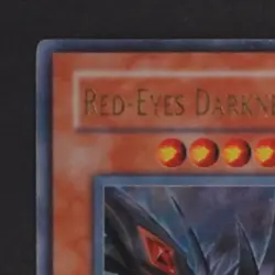 2005 YU-GI-OH! STRUCTURE DECK DRAGON'S ROAR #SD1-EN001 RED-EYES DARKNESS DRAGON - Image 3