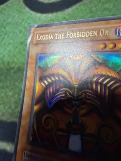 Yugioh Exodia The Forbidden One Ultra Rare LOB-124 Heavy Play - Image 3