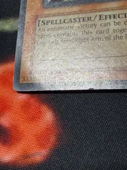 Yugioh Exodia The Forbidden One Ultra Rare LOB-124 Heavy Play - Image 4