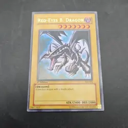 Yu-Gi-Oh! TCG Red-Eyes B. Dragon SDJ-001 Ultra Rare Unlimited Holo Vintage 1996 - Image 1