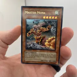 YUGIOH! EURO PRINT Master Monk TLM-EN020 Ultimate Rare 1st Edition LP - Image 1