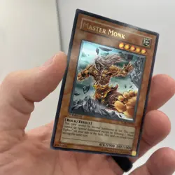 YUGIOH! EURO PRINT Master Monk TLM-EN020 Ultimate Rare 1st Edition LP - Image 2