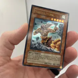 YUGIOH! EURO PRINT Master Monk TLM-EN020 Ultimate Rare 1st Edition LP - Image 3