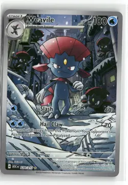 Weavile 228/217 - Ascended Heroes - Pack Fresh NM Illustration Rare Pokemon TCG - Image 1