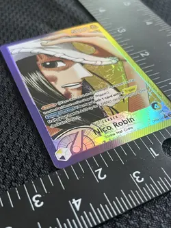Nico Robin One Piece Card Proxy Leader Alt Art Full Art Foil English - Image 3