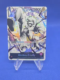 One Piece Starter Deck EX: Gear 5 Monkey D Luffy ST21-001 Parallel Leader NM - Image 1