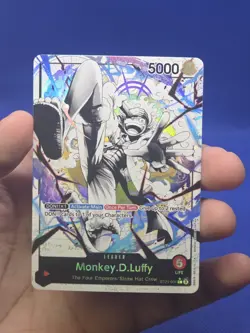 One Piece Starter Deck EX: Gear 5 Monkey D Luffy ST21-001 Parallel Leader NM - Image 2