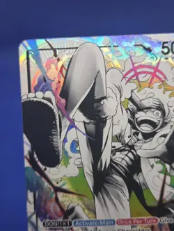 One Piece Starter Deck EX: Gear 5 Monkey D Luffy ST21-001 Parallel Leader NM - Image 3