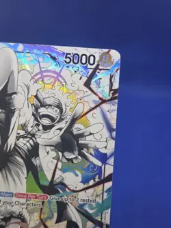 One Piece Starter Deck EX: Gear 5 Monkey D Luffy ST21-001 Parallel Leader NM - Image 4