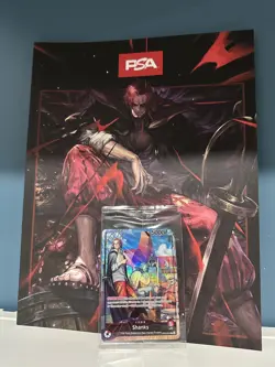 Shanks (2025 PSA Magazine Promo) OP09-001 One Piece Promo Card & Magazine - Image 2