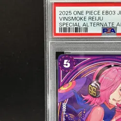 PSA 10 Vinsmoke Reiju EB03-031 SP Alt Art SR Heroines Edition One Piece Card JP - Image 2