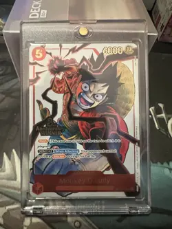 Monkey.D.Luffy - ST01-012 (3rd Anniversary Winner) - One Piece Promotion Cards - Image 1