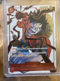 Monkey.D.Luffy - ST01-012 (3rd Anniversary Winner) - One Piece Promotion Cards - Image 2