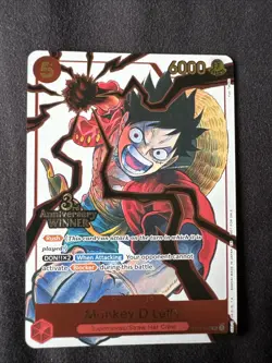 Monkey.D.Luffy -ST01-012(3rd Anniversary Winner)One Piece Promotion Cards(OP-PR) - Image 1