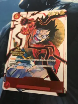Monkey.D.Luffy - ST01-012 (3rd Anniversary Winner) - One Piece Promotion Cards - Image 3