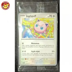 Jigglypuff Poke + Master Ball Holo 121/SV-P Prize Pokemon 151 Indonesia - Image 3