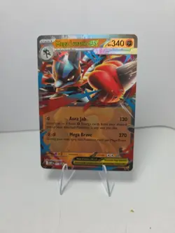 Mega Lucario ex MEP012 Black Star Promo Mega Evolution Pokemon (English) - Image 1
