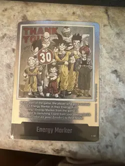 Dragon Ball Super Card Game Fusion World SB01 Manga Booster Energy Marker E-60 - Image 1
