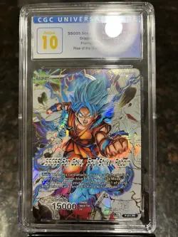 2020 SSGSS Son Goku Soul Striker Reborn Foil Dragon Ball Super Card Game CGC 10 - Image 1