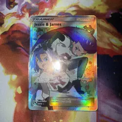 2019 Jesse And James Pokemon TCG Full Art Trainer Card 68/68 Hidden Fates NM - Image 1