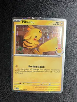 FART SWIRL 2026 Pikachu 051 Stamped Pokemon Day 30th Anniversary Promo Card - Image 3