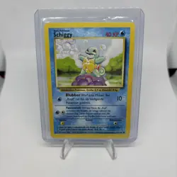 Squirtle Schiggy 63/102 Base Set German Pokemon Card Vintage 1999 - Image 1
