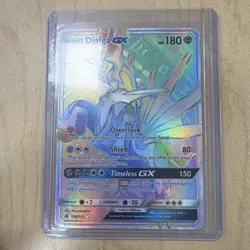 Pokemon Dialga GX Secret Rare Full Art Holo SM-Forbidden Light 138/131 Card - Image 1