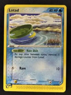 Lotad 66/100 - EX Sandstorm Common Non Holo Pokemon Card - LP - Image 1